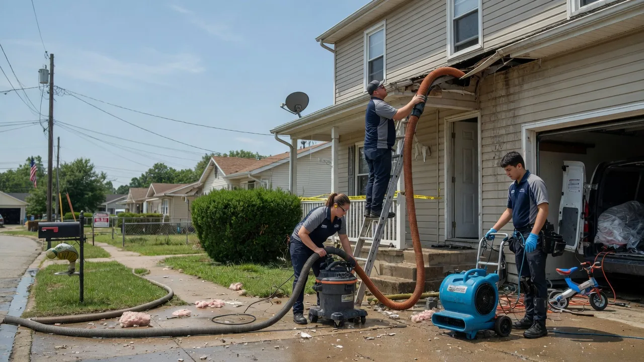 Water Damage Restoration in Harrisburg, IL near me